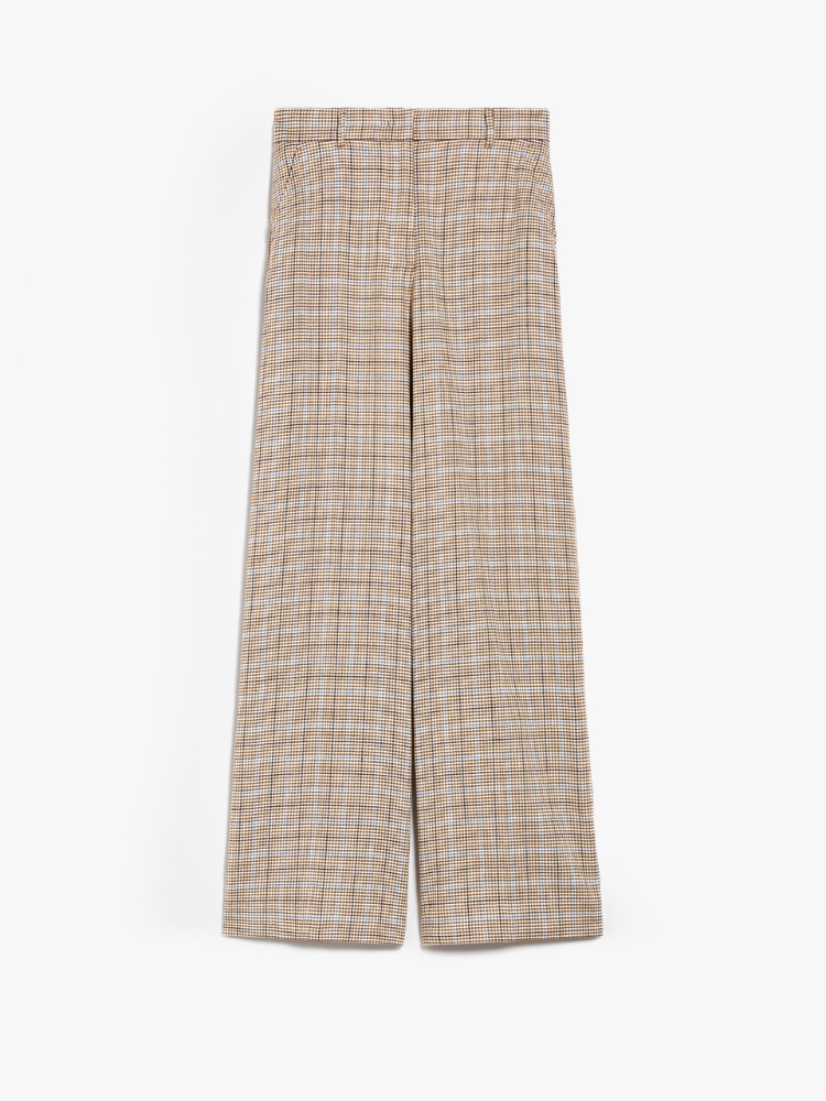 Linen and cotton twill trousers - TERRA COTTA - Weekend Max Mara - 2