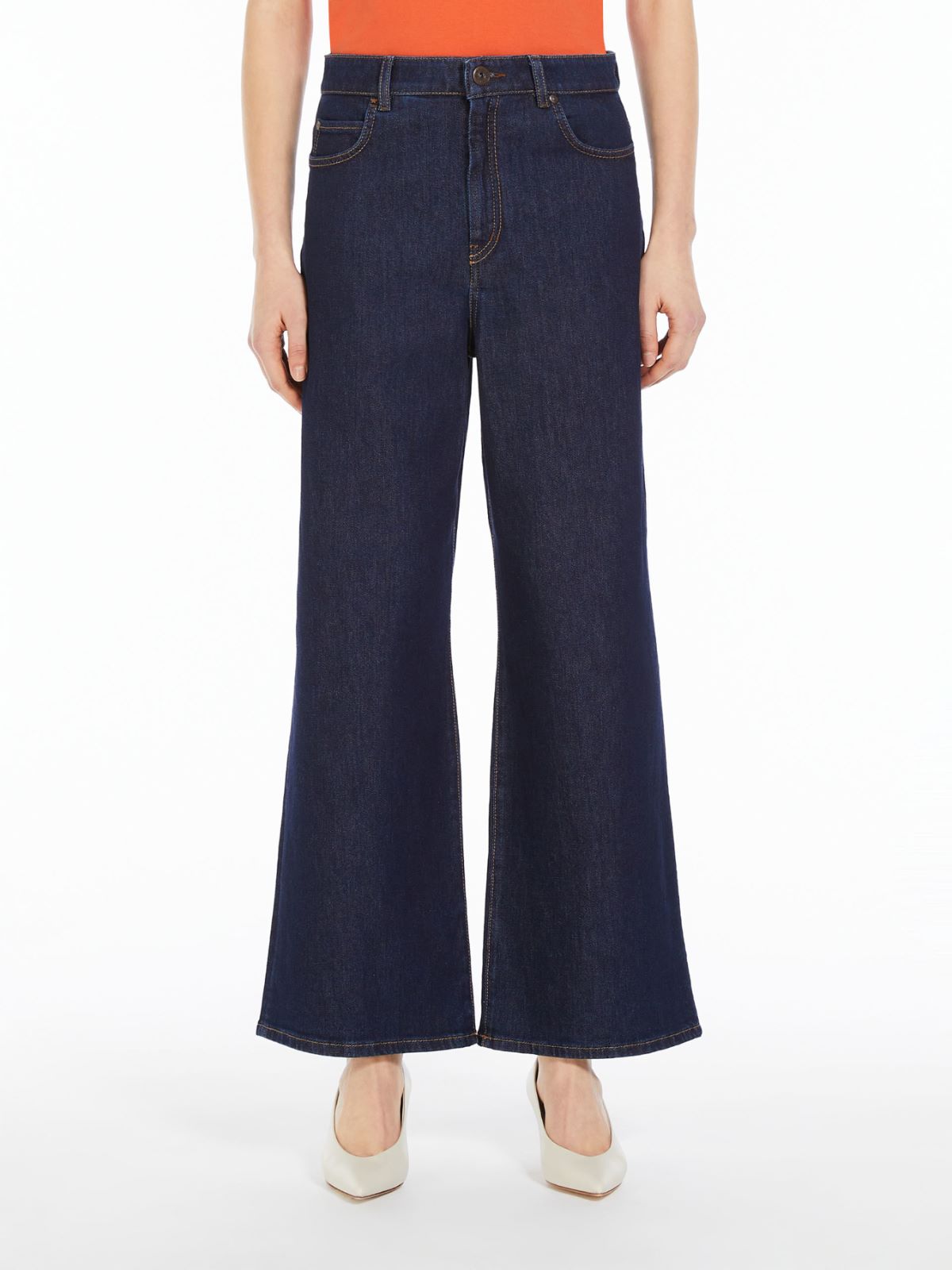 Relaxed-fit comfortable denim jeans, navy | Weekend Max Mara