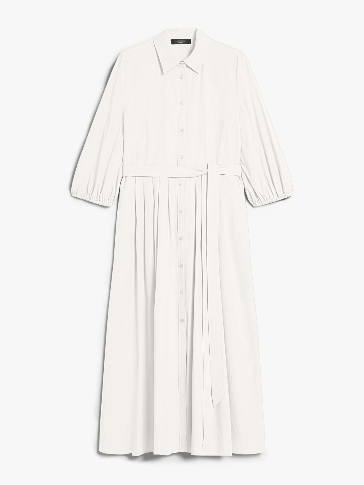 Cotton poplin dress, white | Weekend Max Mara