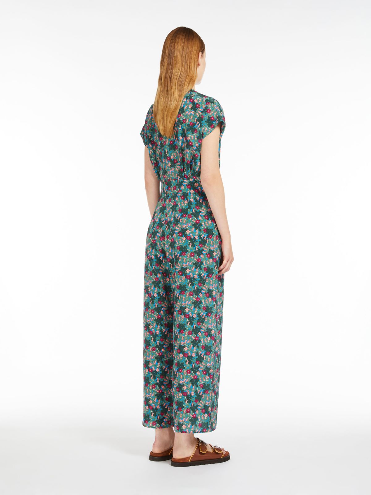 Buy Alexandra Miro Multicolour Irena Jumpsuit in Crepe de Chine for Women  in Saudi