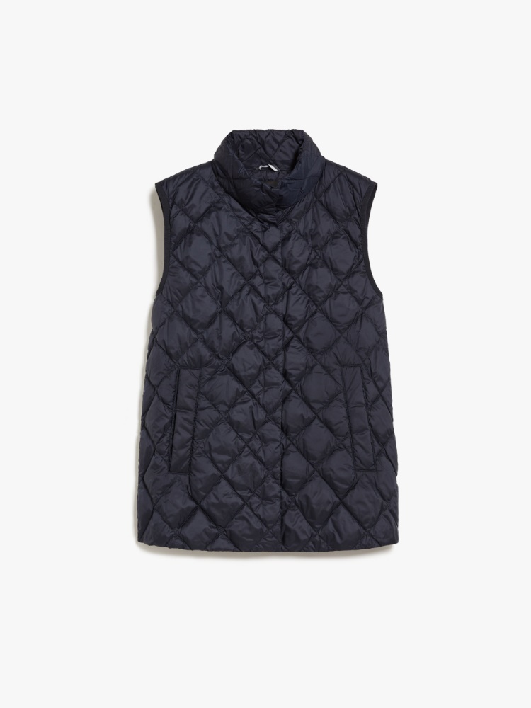 Water-repellent quilted fabric gilet - NAVY - Weekend Max Mara - 2