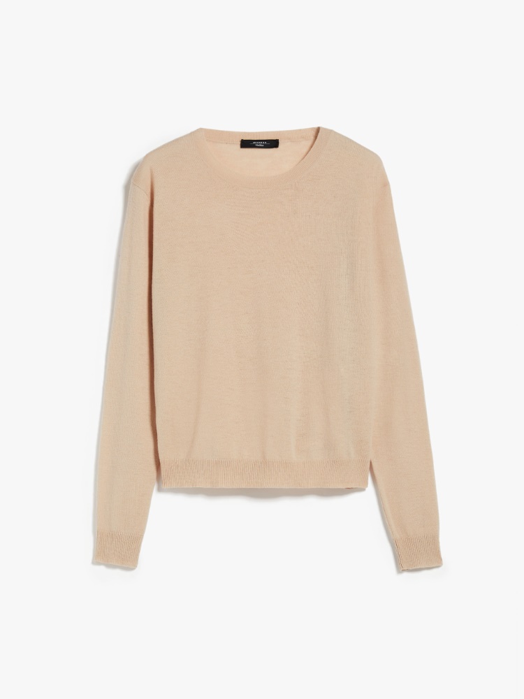 Wool and cashmere crew-neck sweater - HONEY - Weekend Max Mara - 2