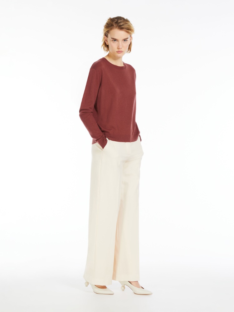 Wool and cashmere crew-neck sweater -  - Weekend Max Mara