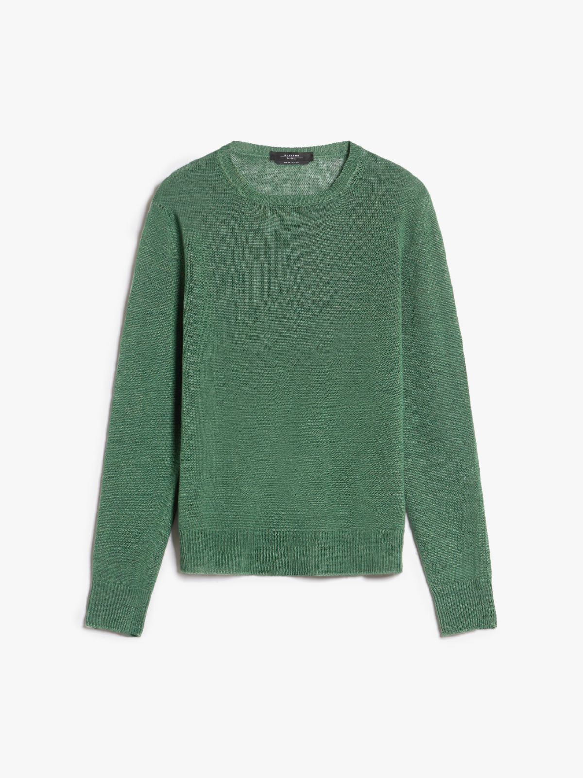 Linen yarn sweater, green | Weekend Max Mara