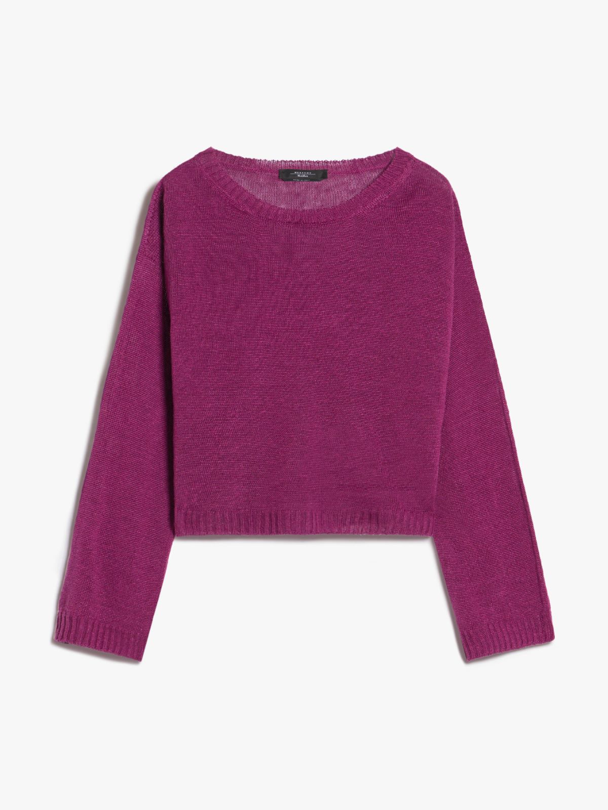 Linen yarn sweater, purple | Weekend Max Mara