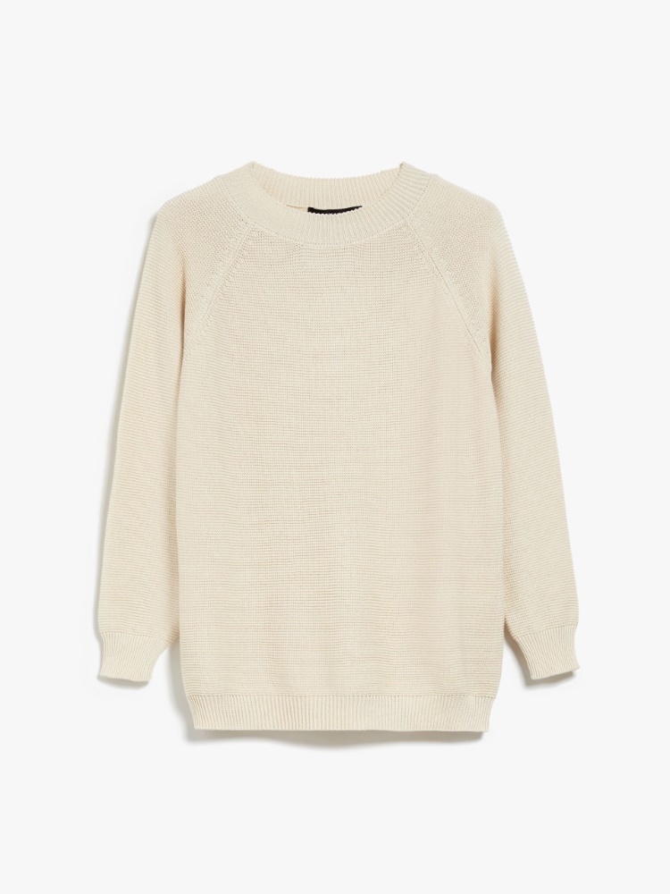 Relaxed-fit cotton sweater - IVORY - Weekend Max Mara - 2