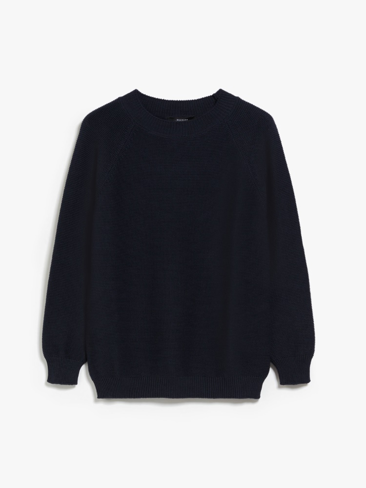 Relaxed-fit cotton sweater - NAVY - Weekend Max Mara - 2