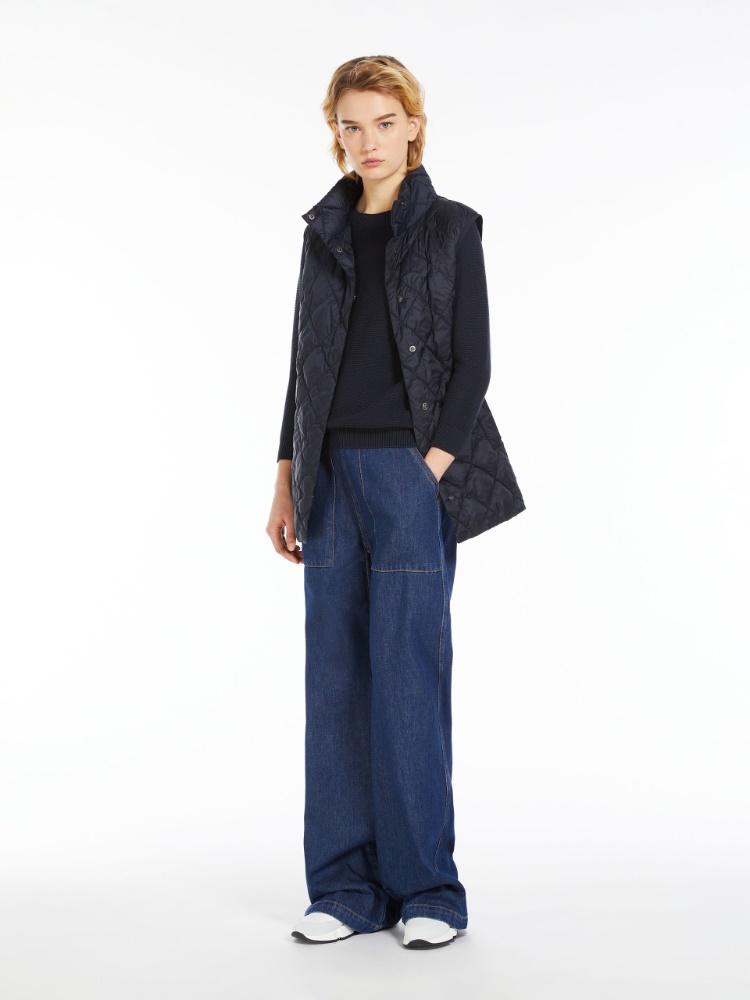 Relaxed-fit cotton sweater - NAVY - Weekend Max Mara