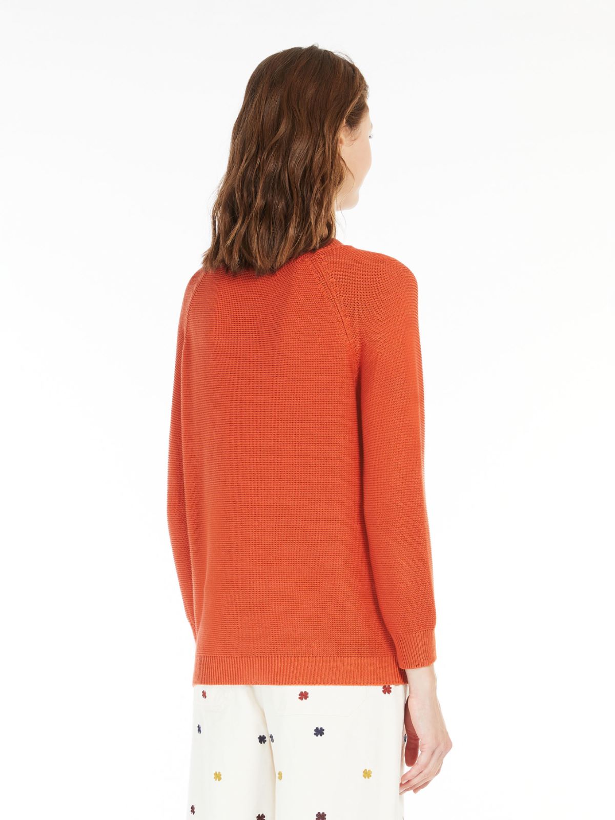 Relaxed-fit cotton sweater - ORANGE - Weekend Max Mara - 3
