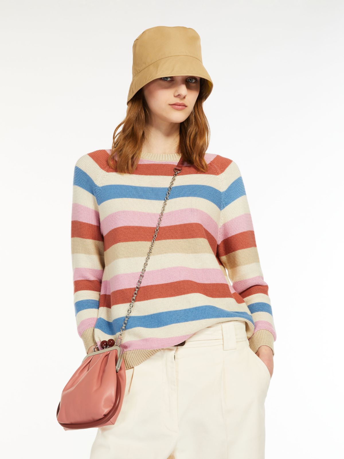 Relaxed-fit cotton sweater - MULTICOLOUR - Weekend Max Mara - 4