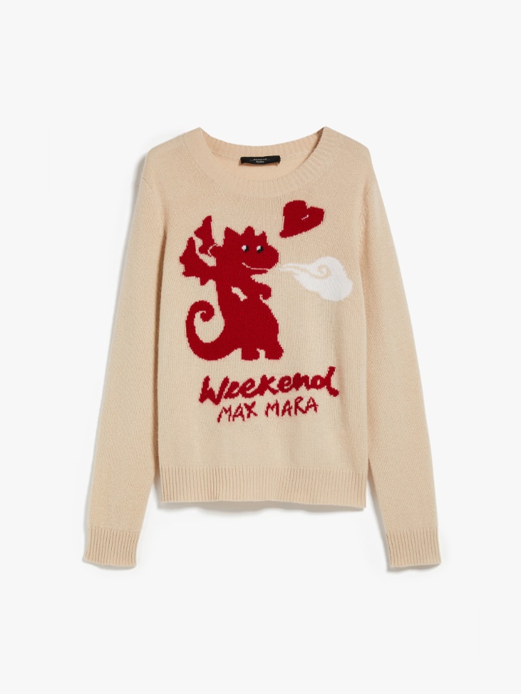 Cashmere crew-neck sweater - BEIGE - Weekend Max Mara - 2