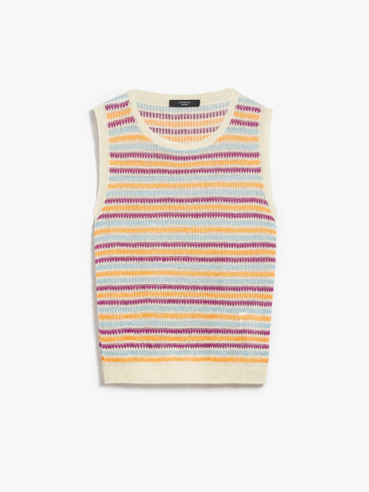 Linen yarn sweater - PURPLE - Weekend Max Mara - 2