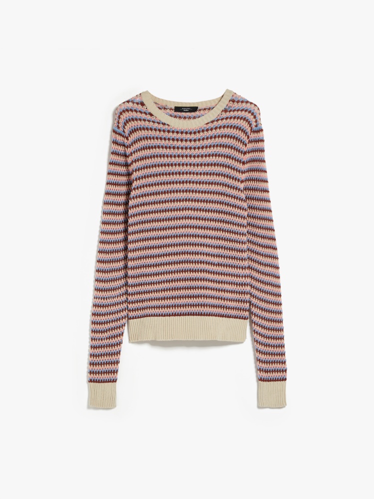 Striped cotton crew-neck sweater -  - Weekend Max Mara - 2