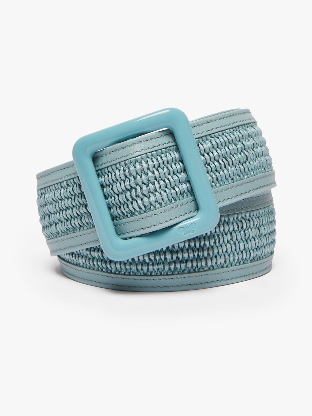 Nylon and cotton raffia belt, oil | Weekend Max Mara