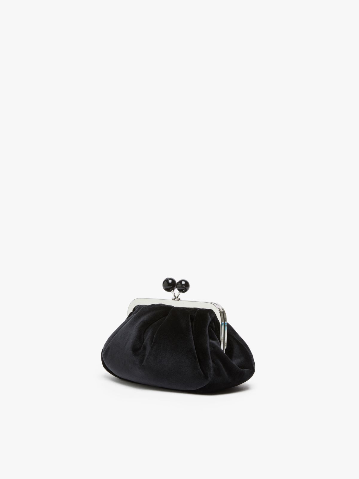 Small velvet Pasticcino Bag, black | Weekend Max Mara 
