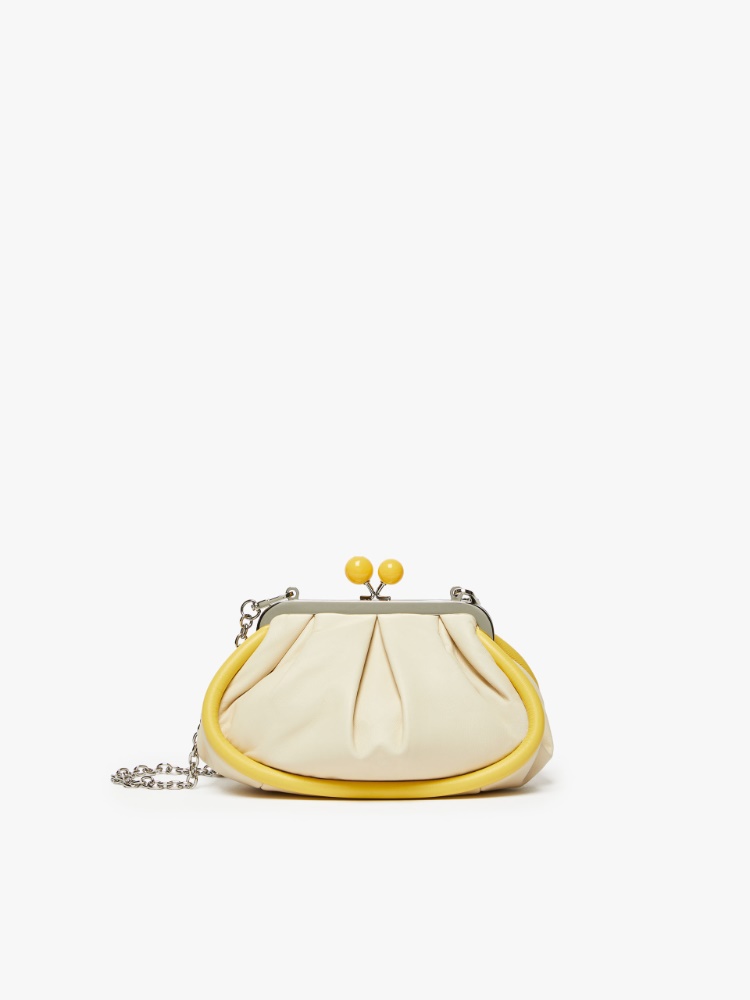Small Nappa leather Pasticcino Bag - IVORY - Weekend Max Mara