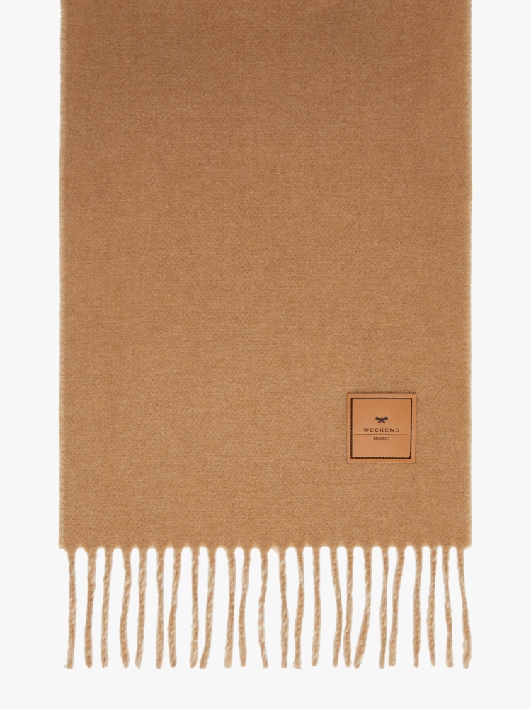 Double-faced wool stole - TAWNY BRONZE BROWN - Weekend Max Mara
