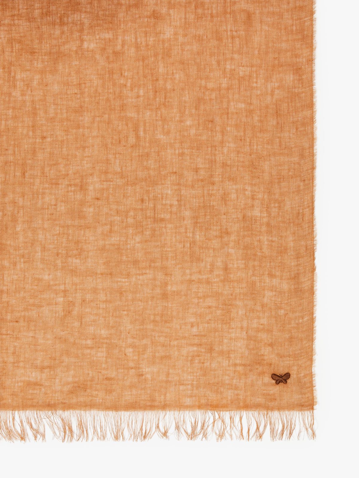 Linen stole, amber brown | Weekend Max Mara