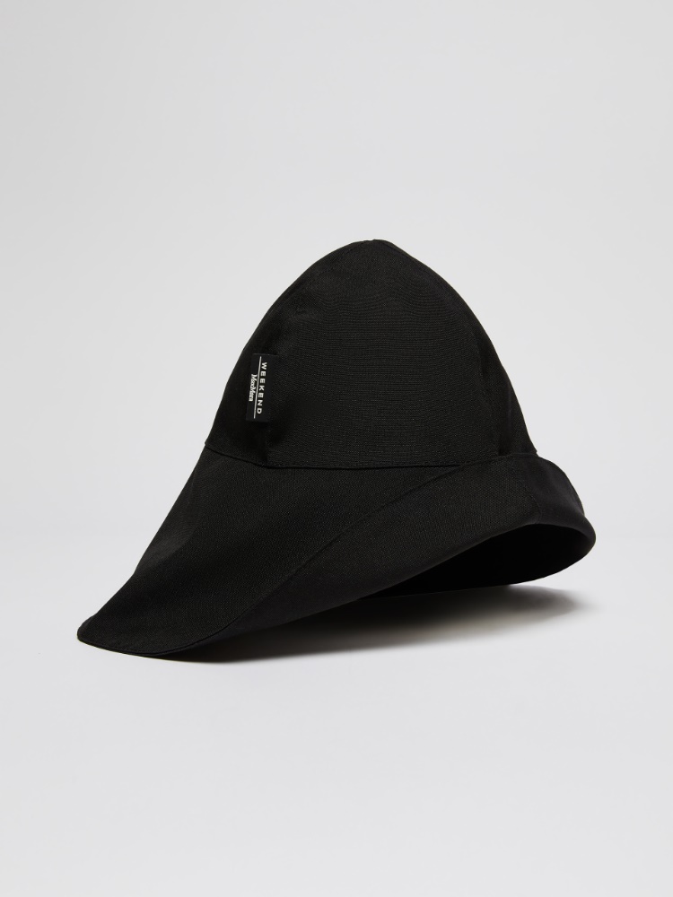 Technical twill bucket hat - BLACK - Weekend Max Mara