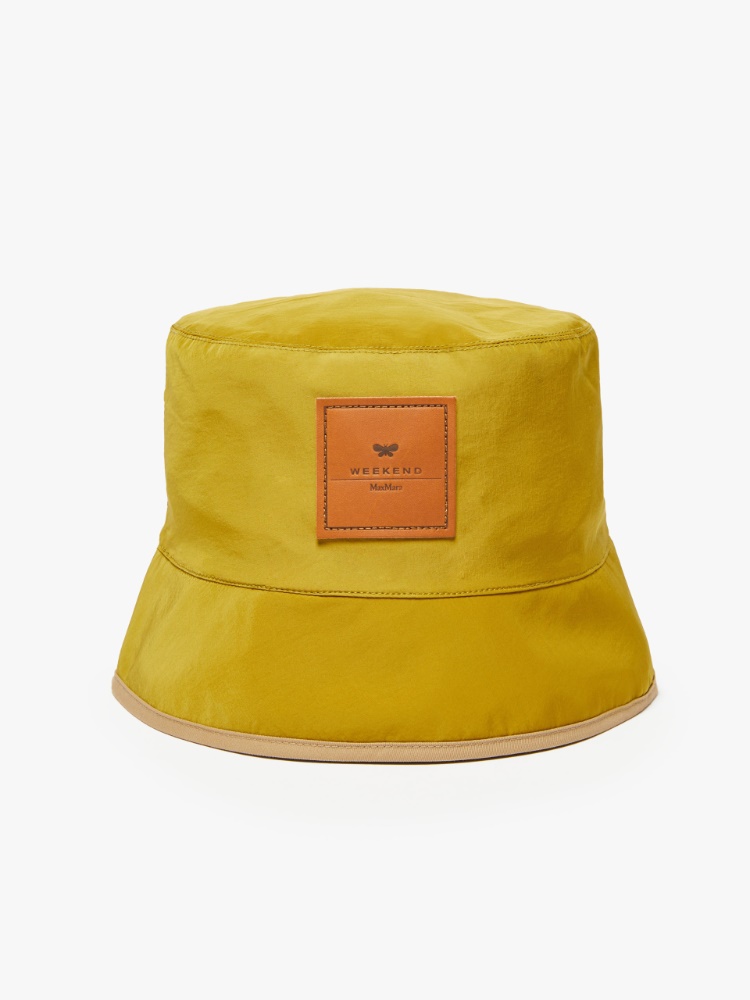 Cappello in nylon e gabardina - BEIGE - Weekend Max Mara