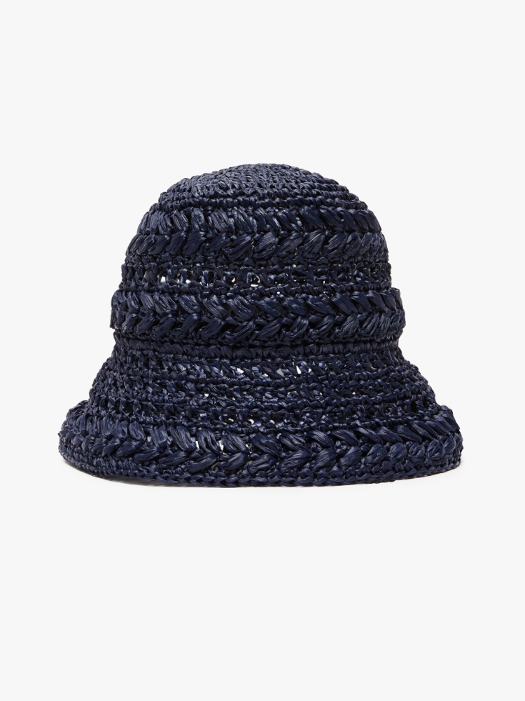 Crochet-knit raffia hat - ULTRAMARINE - Weekend Max Mara