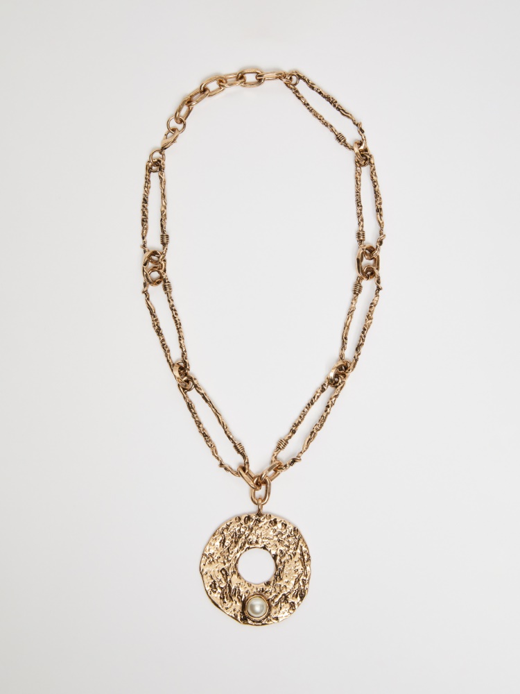 Necklace with safety pins - GOLD - Weekend Max Mara