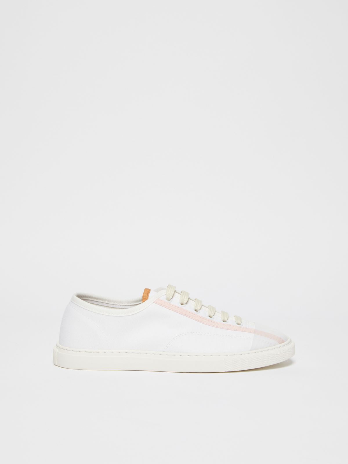 Cotton canvas sneakers, white | Weekend Max Mara