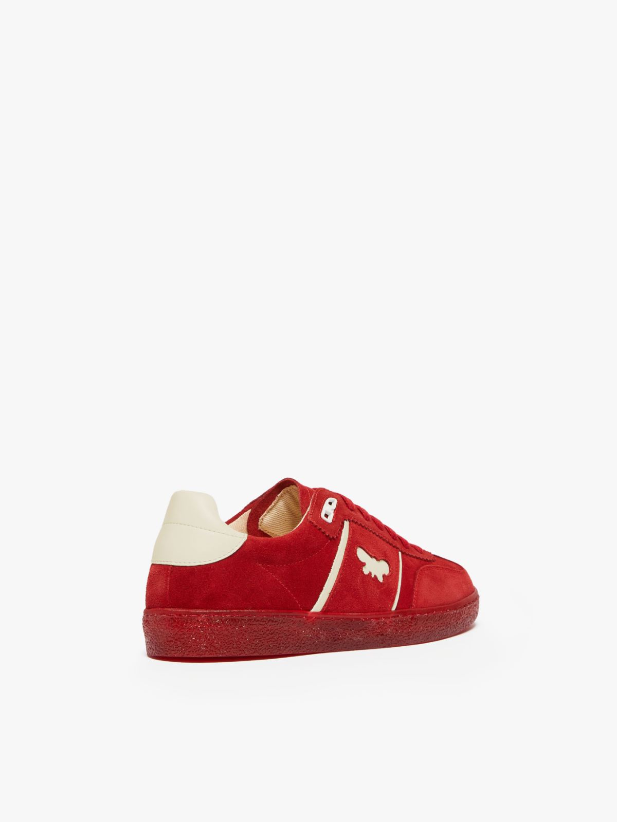 Leather sneakers - RED - Weekend Max Mara - 3