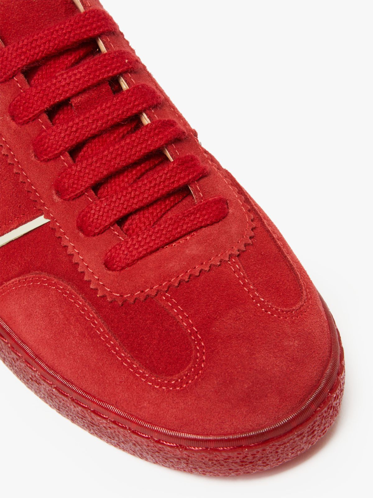 Leather sneakers - RED - Weekend Max Mara - 4