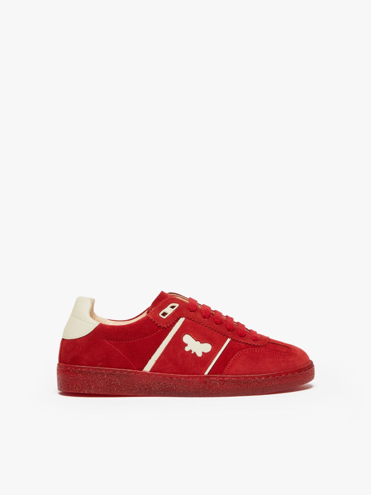Leather sneakers - RED - Weekend Max Mara