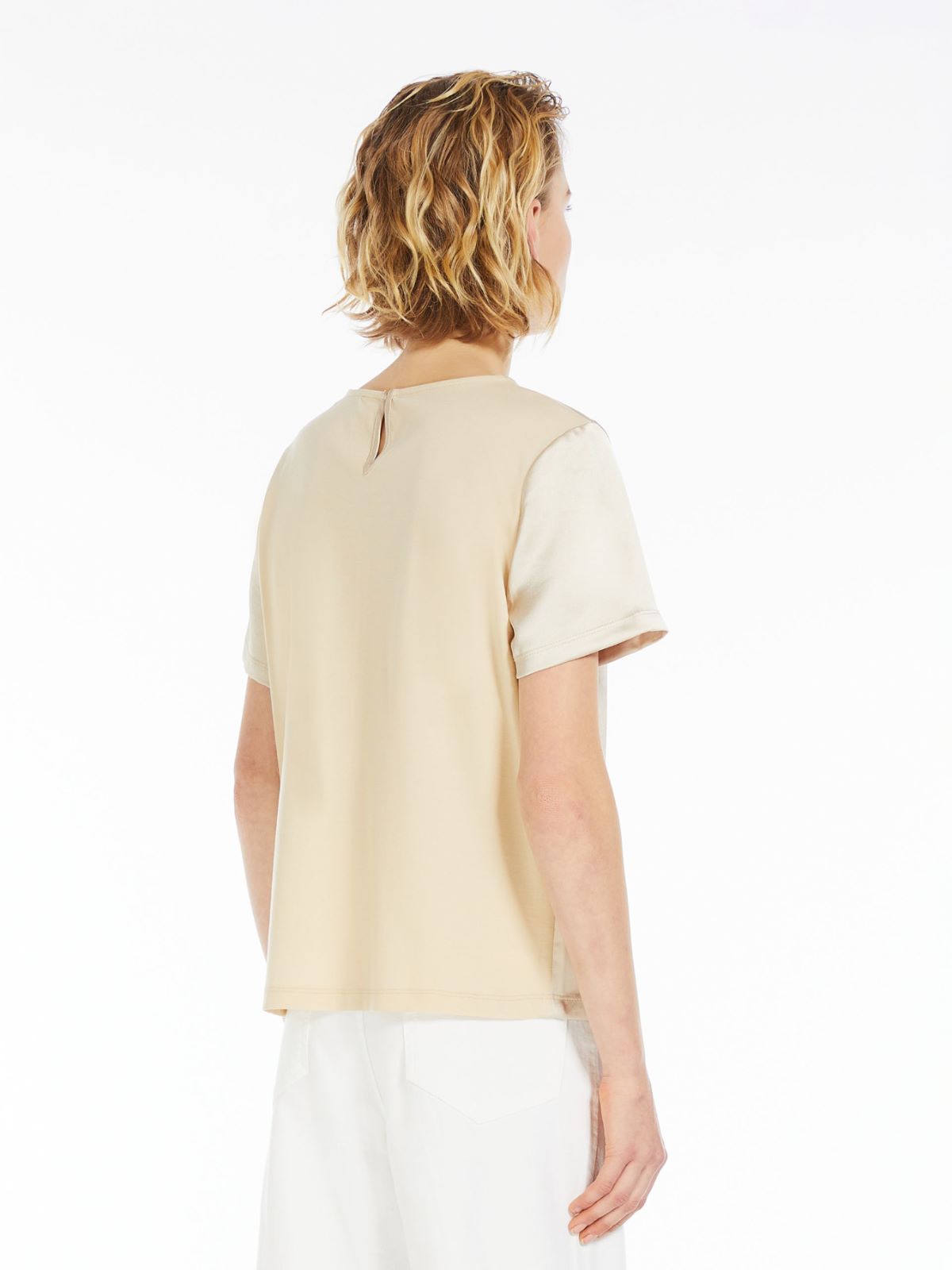 Shop Weekend Max Mara Sonale Satin-Front Tank