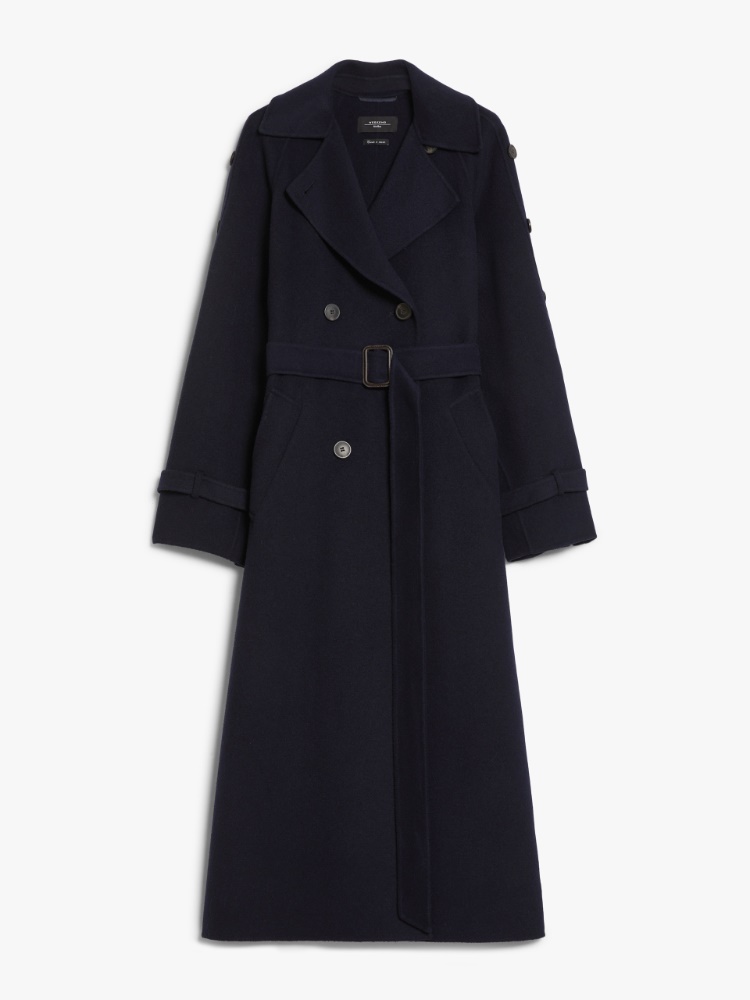 Wool trench coat - NAVY - Weekend Max Mara - 2