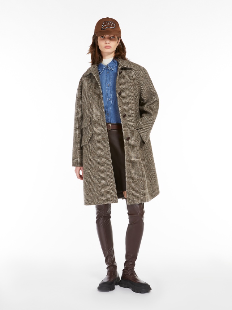 Wool midi coat - BROWN - Weekend Max Mara - 2