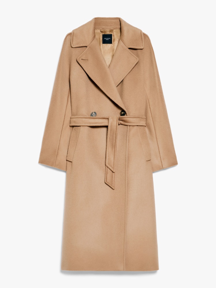 Belted wool coat - CAMEL - Weekend Max Mara - 2