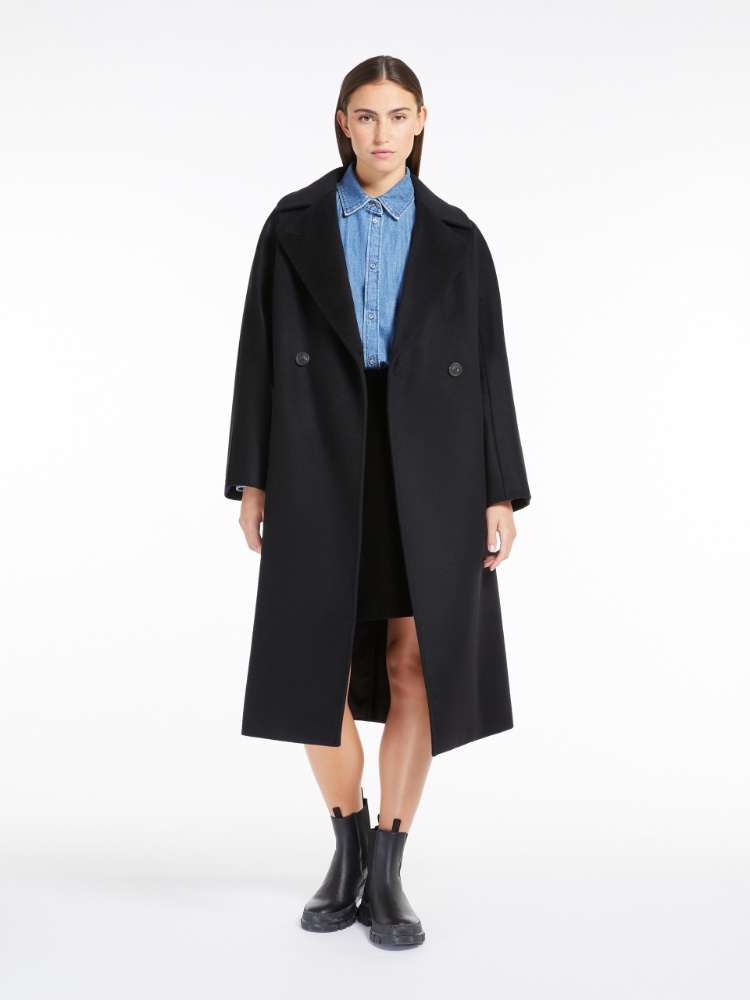 Belted wool coat - BLACK - Weekend Max Mara - 2