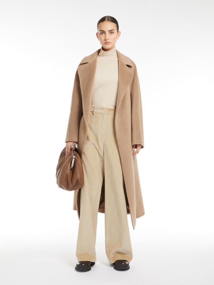 Wool and alpaca robe coat - CAMEL - Weekend Max Mara