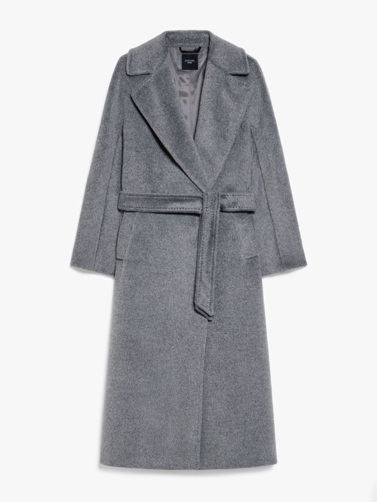 Wool and alpaca robe coat - MEDIUM GREY - Weekend Max Mara - 2