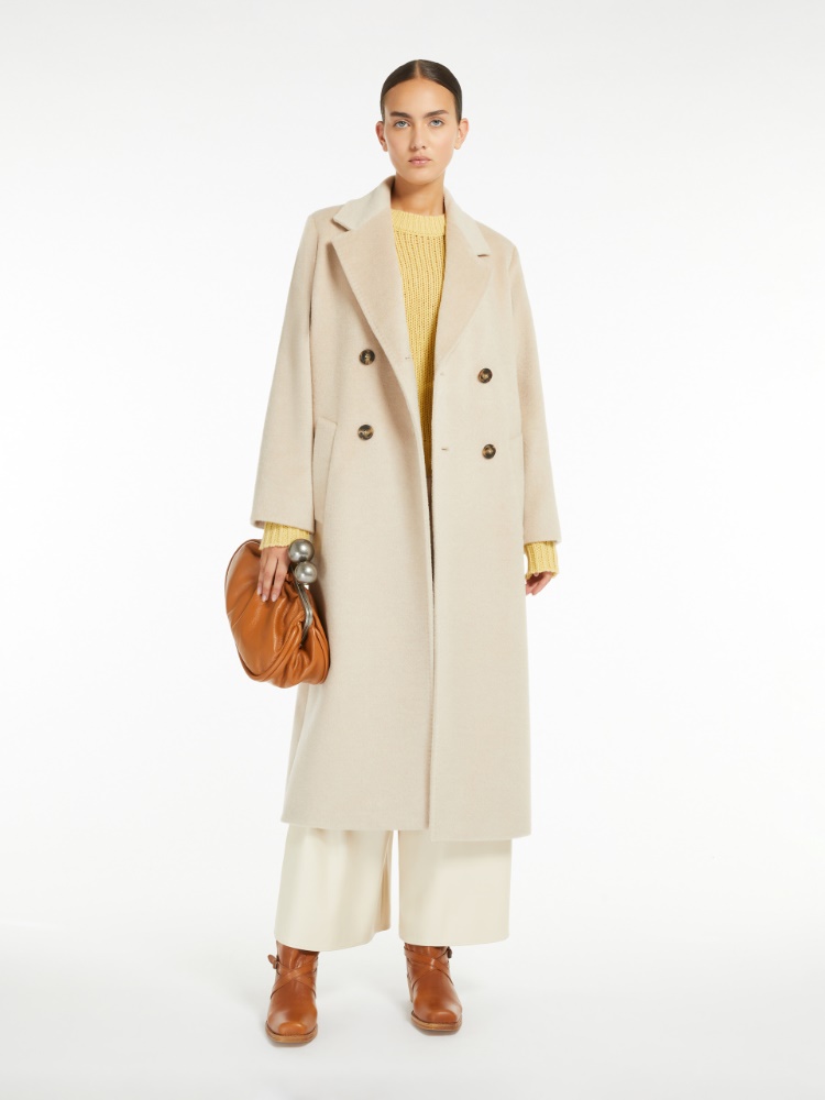 Double-breasted wool and alpaca coat - BEIGE - Weekend Max Mara