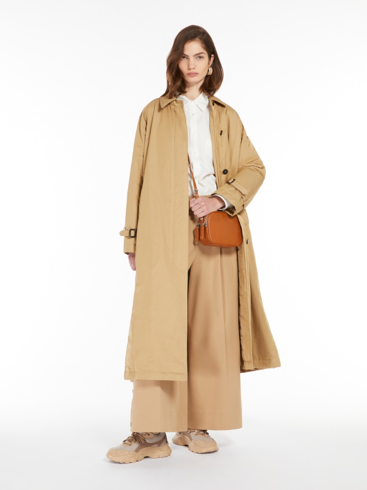 Reversible water-repellent cotton trench coat -  - Weekend Max Mara