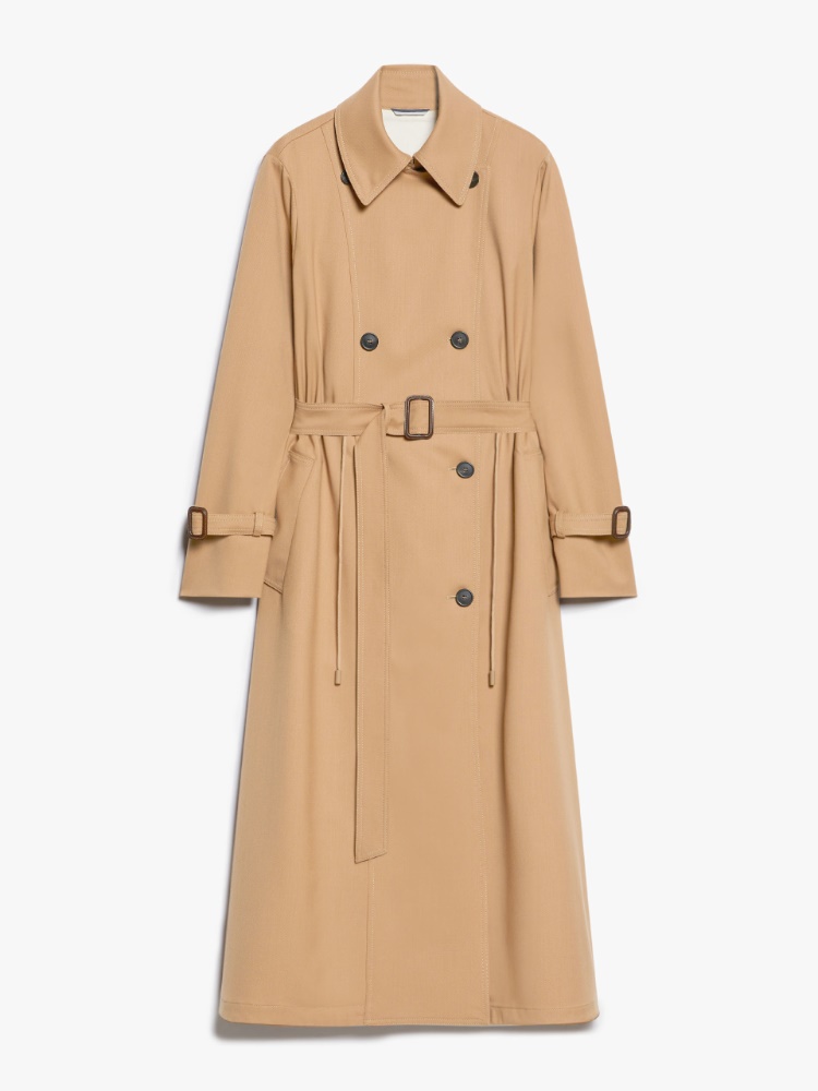 Wool-blend trench coat - CAMEL - Weekend Max Mara - 2