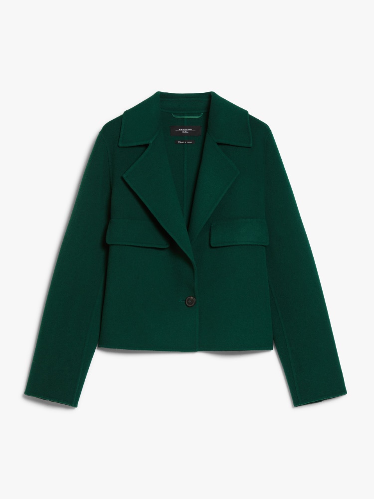 Boxy wool jacket - GREEN - Weekend Max Mara - 2