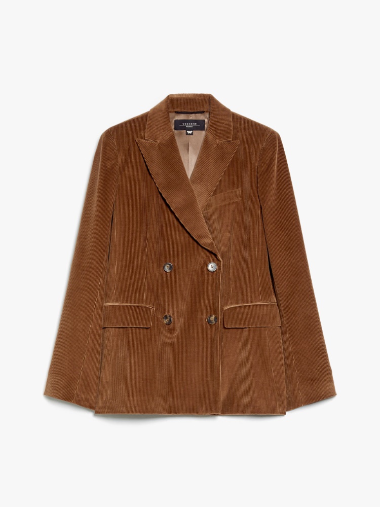 Double-breasted velvet blazer -  - Weekend Max Mara