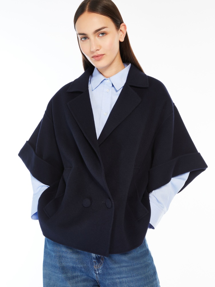 Short wool coat - NAVY - Weekend Max Mara