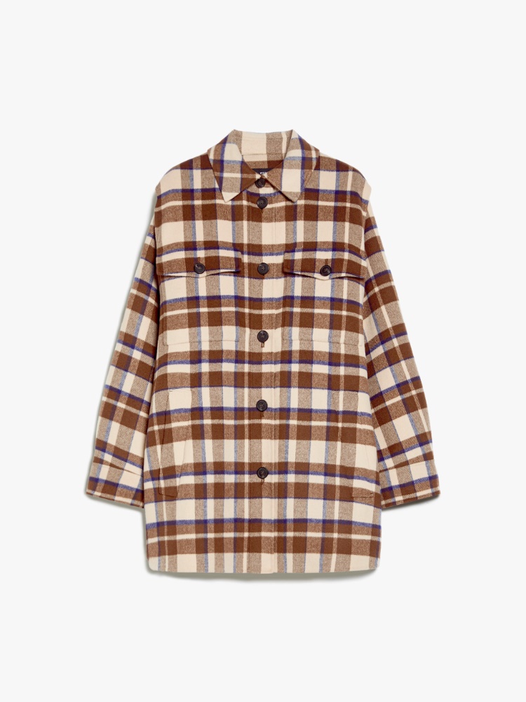 Chequered wool-blend 3-piece jacket - HAZELNUT BROWN - Weekend Max Mara - 2