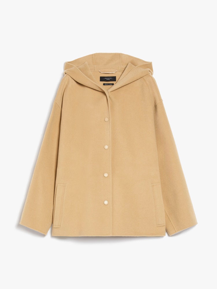 Hooded wool coat - BEIGE - Weekend Max Mara - 2