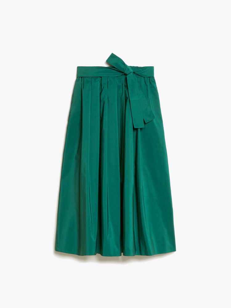 Full taffeta skirt - GREEN - Weekend Max Mara - 2