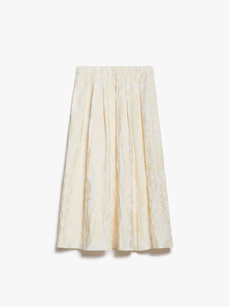 Full embroidered cotton skirt - ECRU - Weekend Max Mara - 2