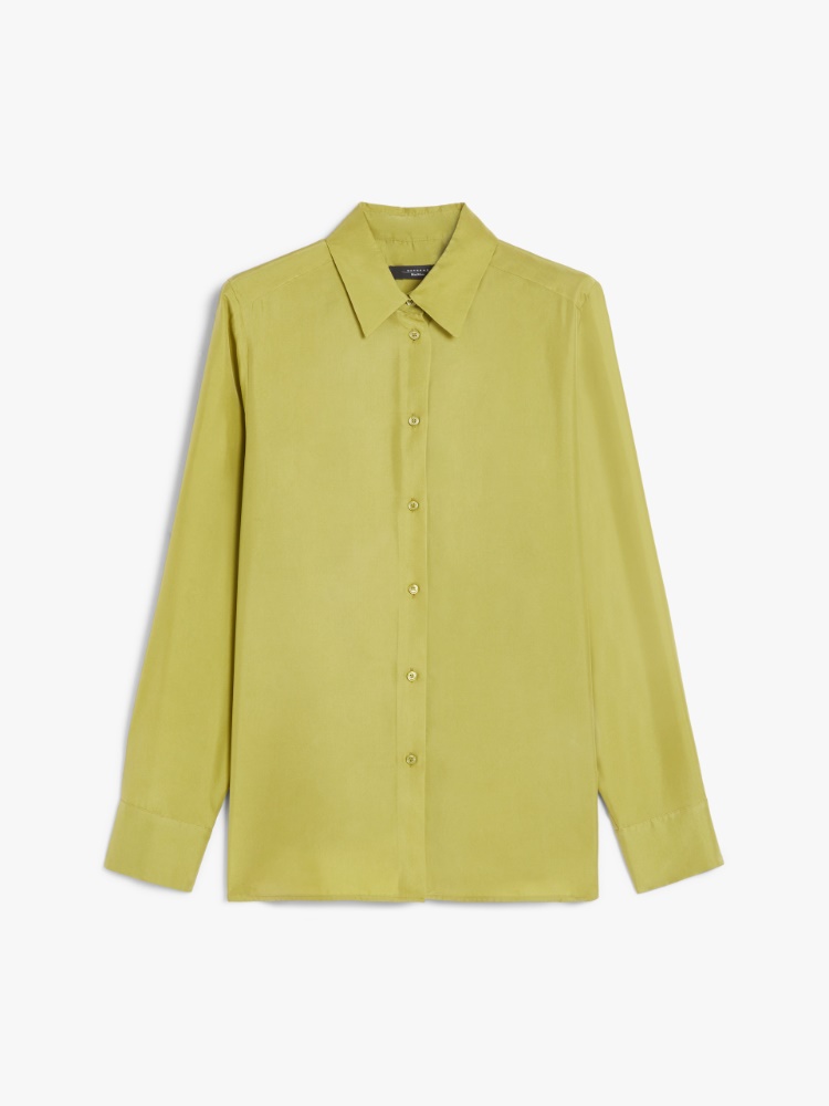 Washed silk shirt - GREEN - Weekend Max Mara - 2