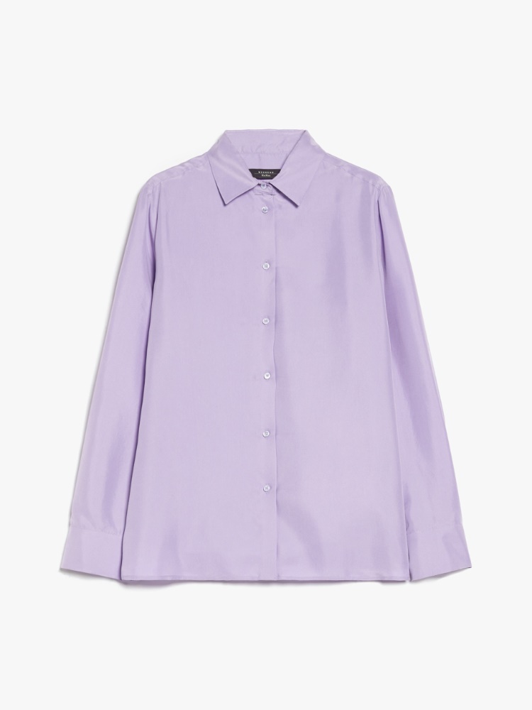 Washed silk shirt - LILAC - Weekend Max Mara - 2