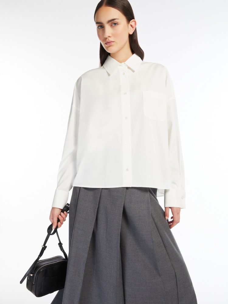 Poplin over shirt - WHITE - Weekend Max Mara